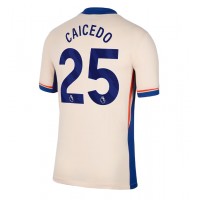 Camiseta Chelsea Moises Caicedo #25 Visitante Equipación 2024-25 manga corta